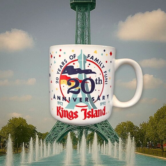 Vintage Other - Vintage King's Island Amusement Park 20th Anniversary Mug